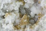 Keokuk Quartz Geode with Calcite Crystals - Iowa #144697-3